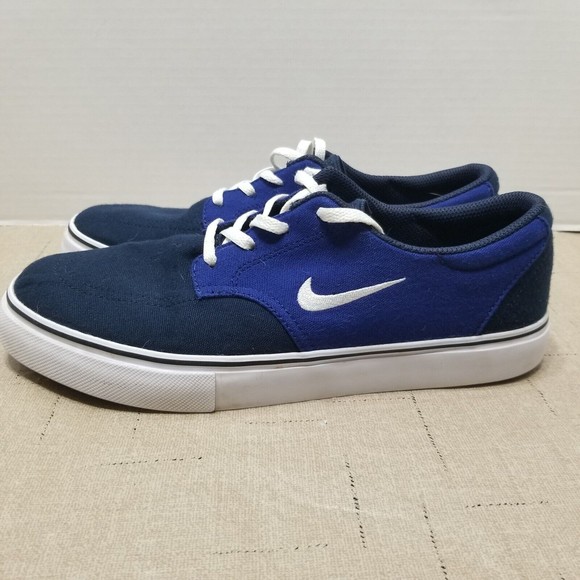 Nike SB Charge Skate Shoes Blue Size 7 Youth Canvas Sneaker Unisex Boys Girls - Picture 11 of 12